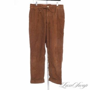 Brooks Brothers Brown Drawstring Corduroy Pants